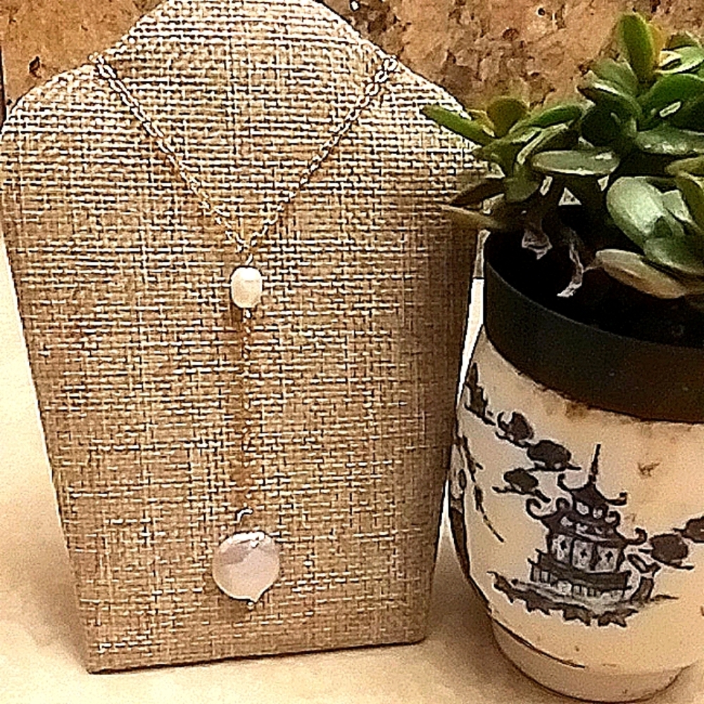 Pearl Lariat Necklace